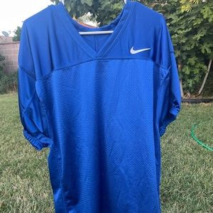 NEW Nike Football Mesh Practice Jersey AO4801 Blue Size Medium